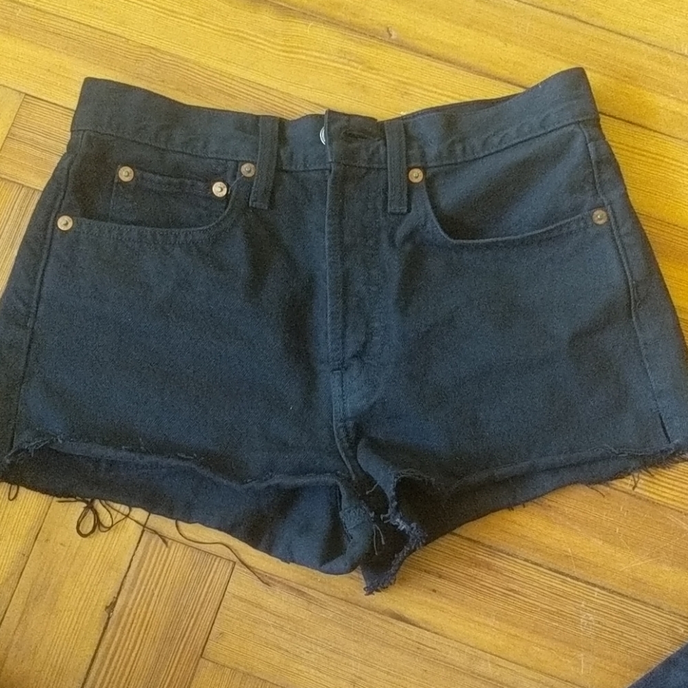 RE/DONE High Waist denim Shorts